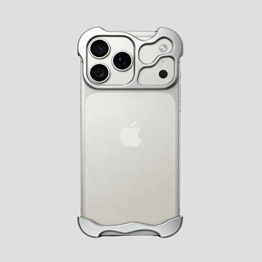 Nakd (edge) | Titanium Shockproof iPhone Case - Natural Titanium / iPhone 17 Pro Max Nakd (edge) | Titanium Shockproof iPhone Case - Natural Titanium / iPhone 17 Pro Max
