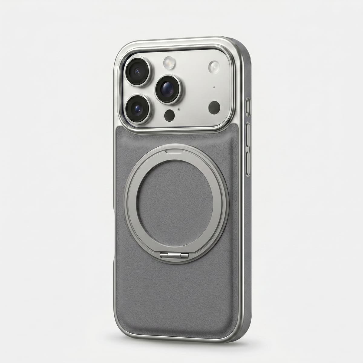 Nakd (luxe) — Premium Leather-Style iPhone Case · MagSafe, Soft-Touch Finish