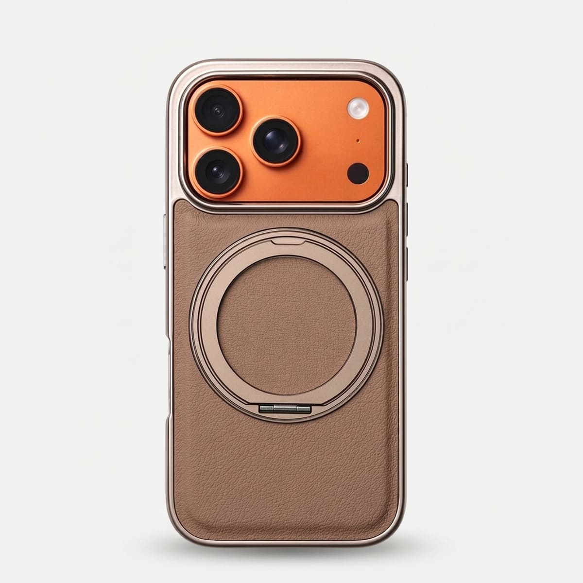 Nakd (luxe) — Premium Leather-Style iPhone Case · MagSafe, Soft-Touch Finish