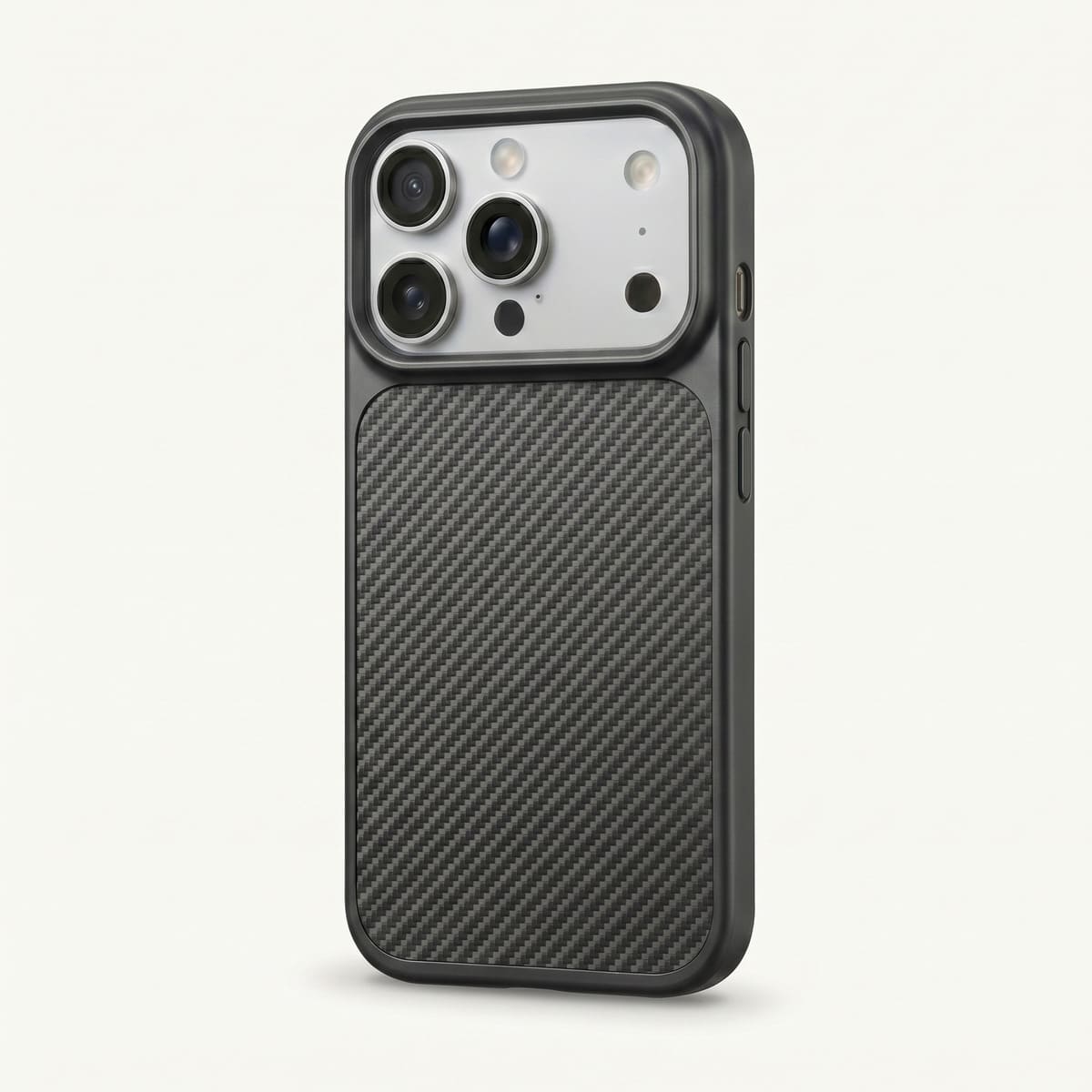 Nakd (carbon) — Slim Carbon-Weave iPhone Case · MagSafe Finish