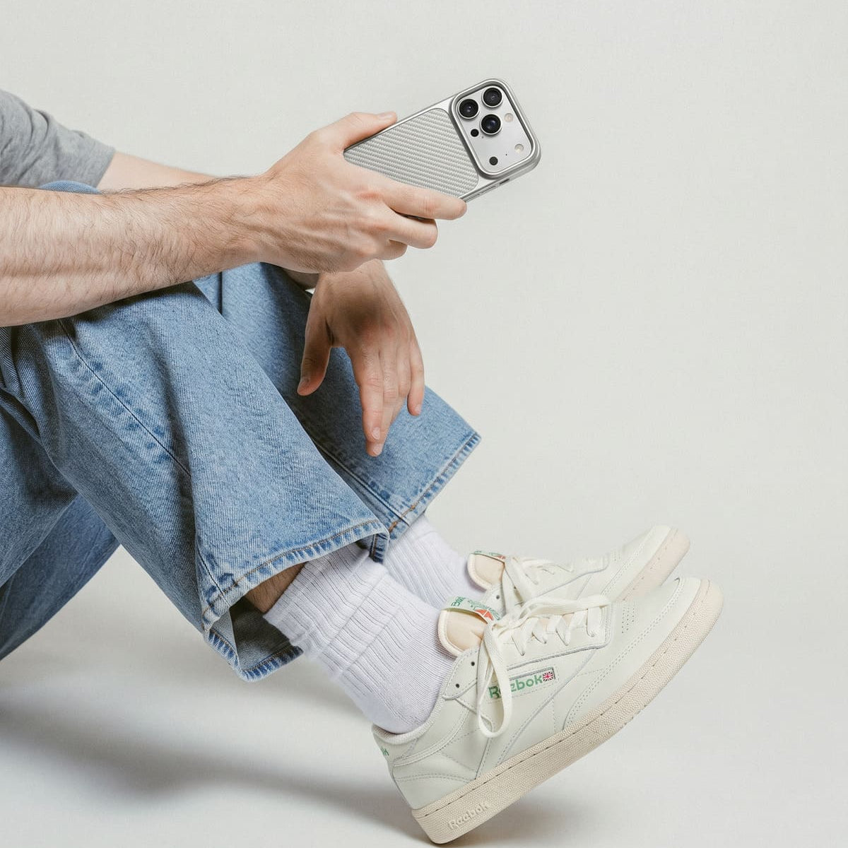 Nakd (carbon) — Slim Carbon-Weave iPhone Case · MagSafe Finish