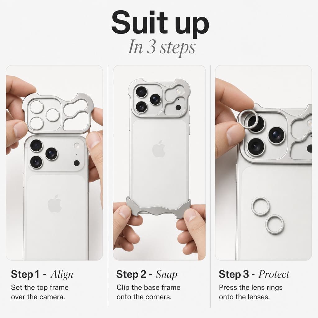 Nakd (edge) | Titanium Shockproof iPhone Case