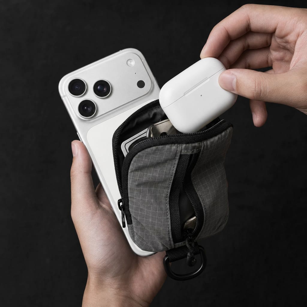 Nakd (pouch) — MagSafe Phone Pouch & Card Wallet · Snap-On Crossbody-Ready