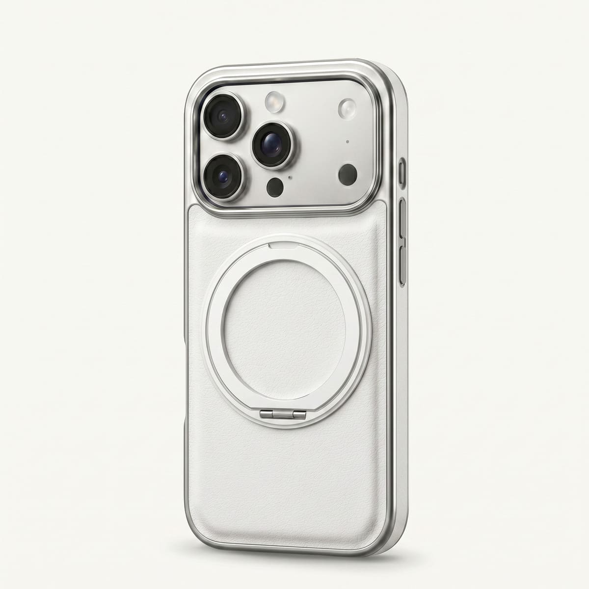 Nakd (luxe) — Premium Leather-Style iPhone Case · MagSafe, Soft-Touch Finish