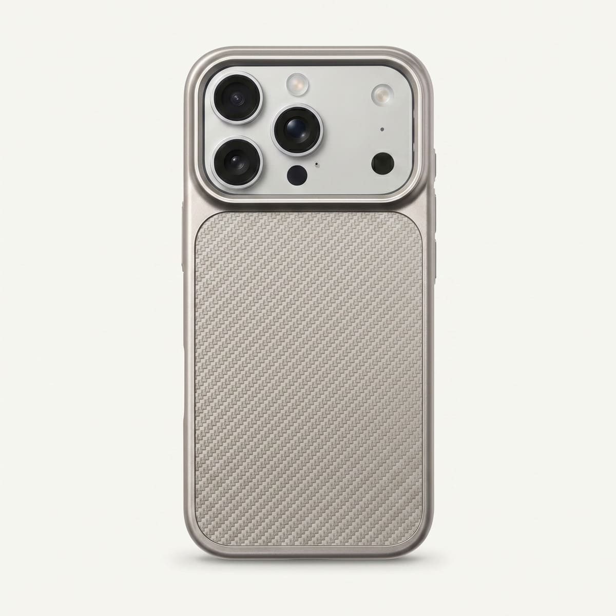 Nakd (carbon) — Slim Carbon-Weave iPhone Case · MagSafe Finish
