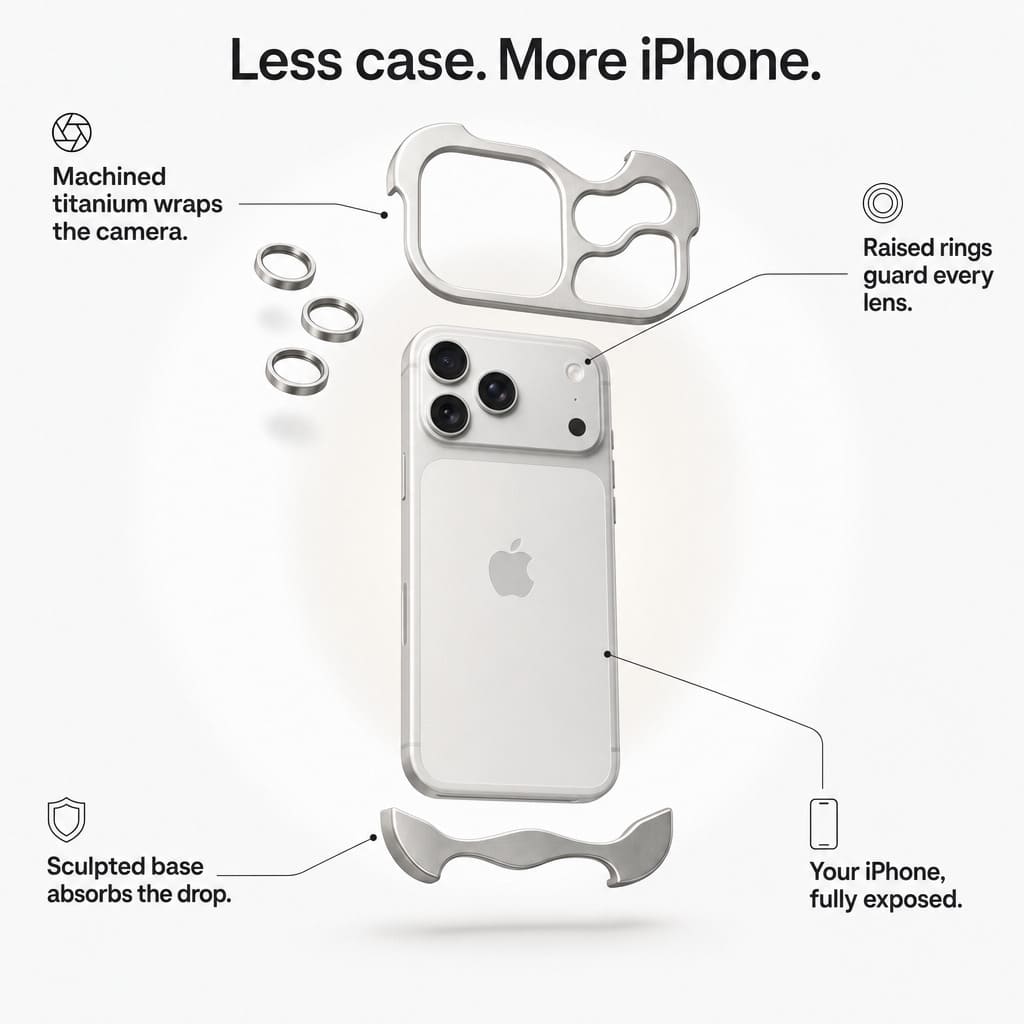 Nakd (edge) | Titanium Shockproof iPhone Case