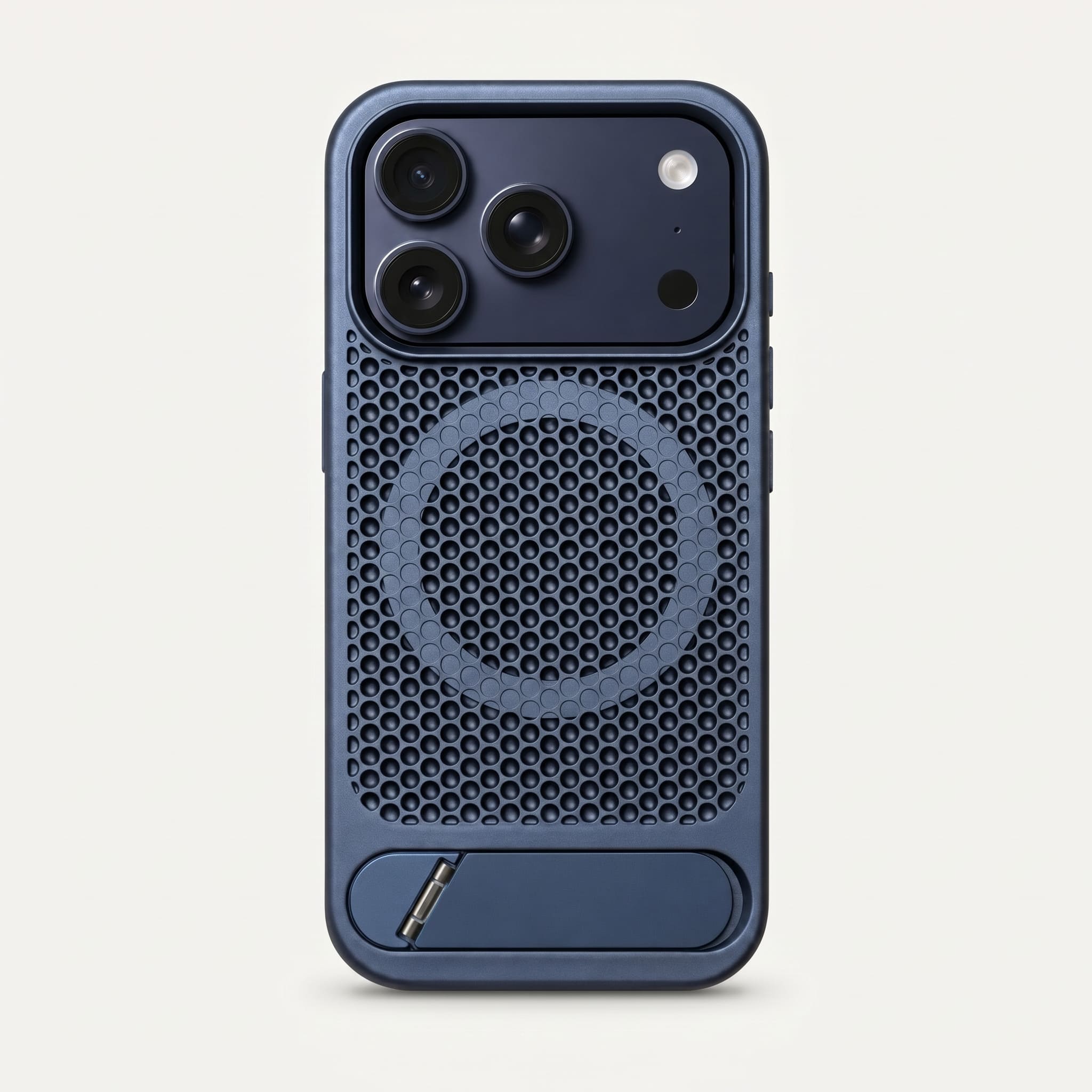 Nakd (mesh) — Breathable Heat-Dissipating iPhone Case · MagSafe + Kickstand