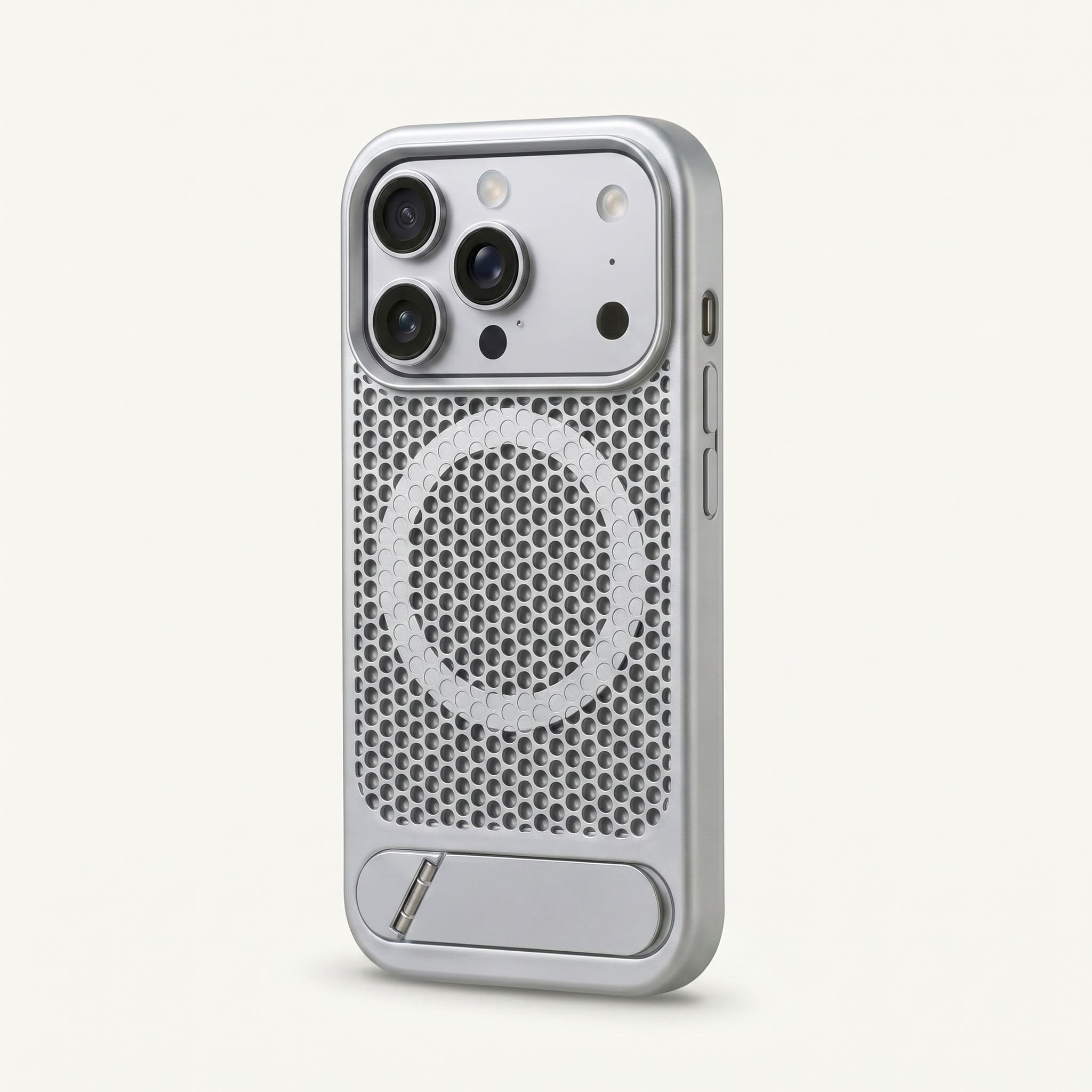Nakd (mesh) — Breathable Heat-Dissipating iPhone Case · MagSafe + Kickstand