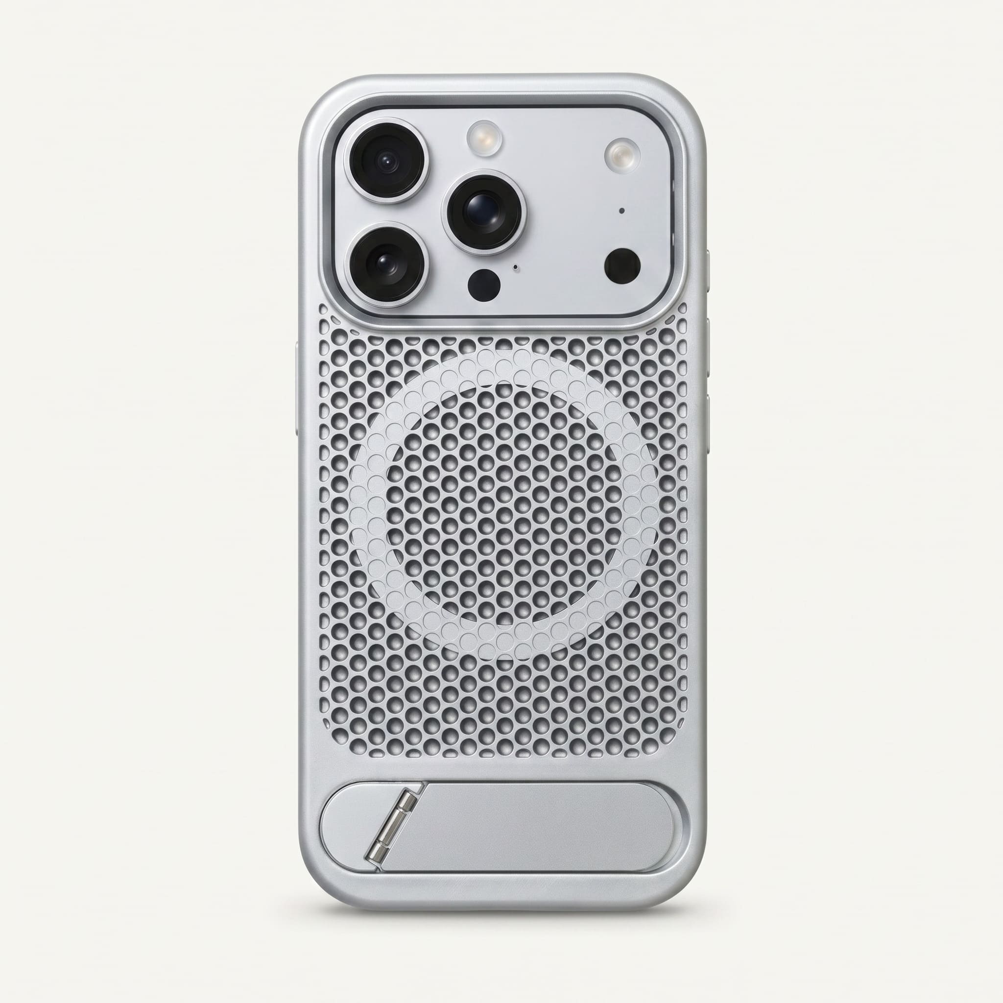 Nakd (mesh) — Breathable Heat-Dissipating iPhone Case · MagSafe + Kickstand